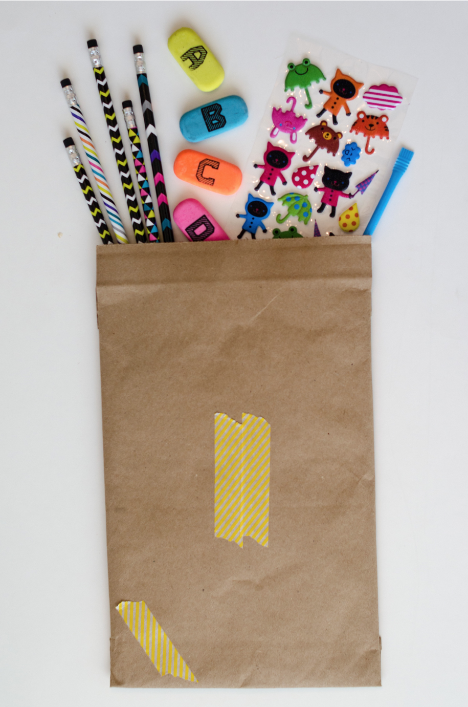 such a fun treat to send! Back to school snail mail for kids