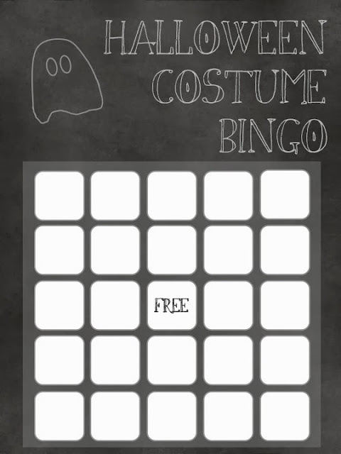 Free printable halloween bingo
