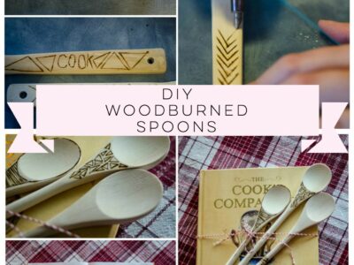 These DIY wood burn spoons would make a great gift!
