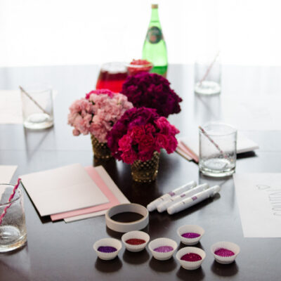 Host a Valentine Card Making Party - lemonthistle.com