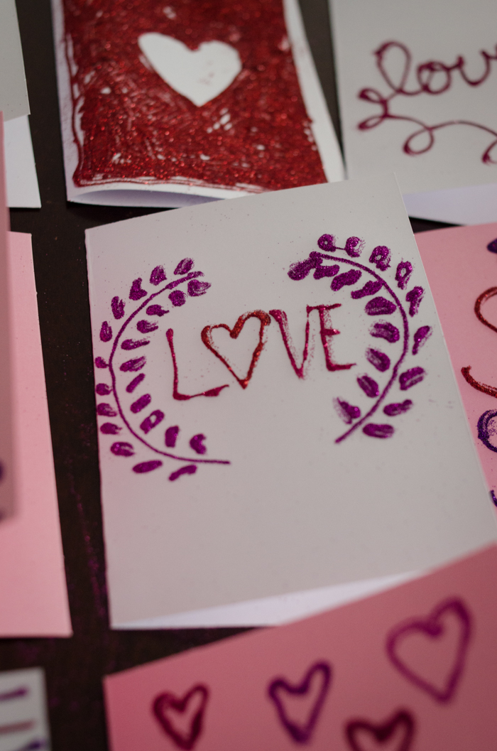 Host a Valentine Card Making Party - lemonthistle.com