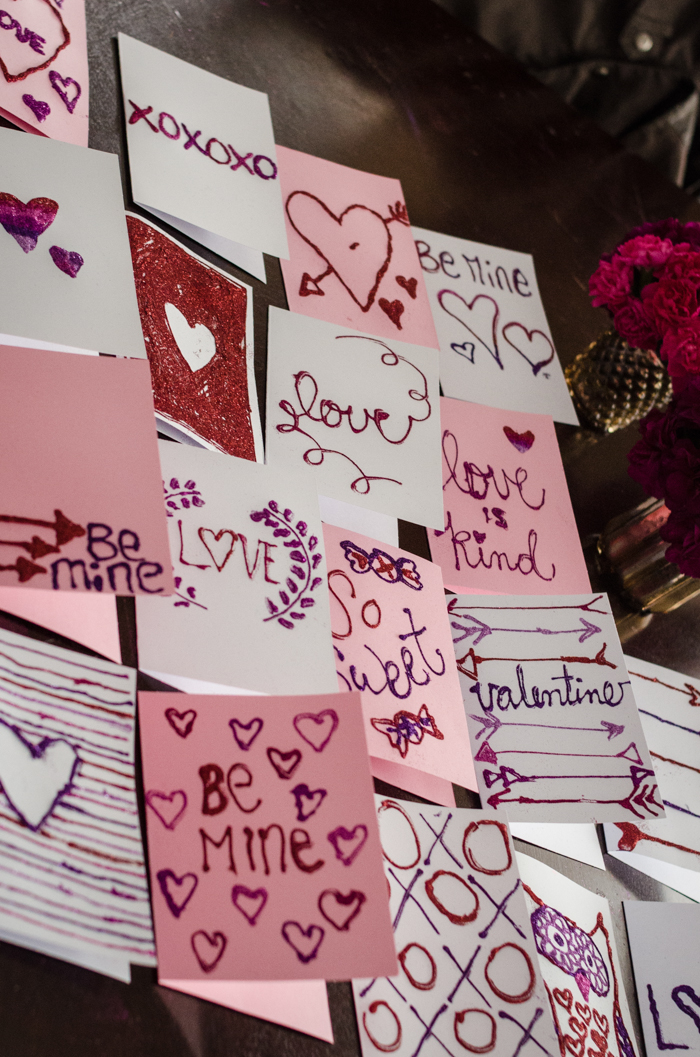 Host a Valentine Card Making Party - lemonthistle.com