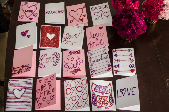 Host a Valentine Card Making Party - lemonthistle.com