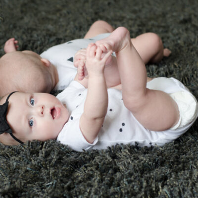 DIY Stamped Onesies - lemonthistle.com