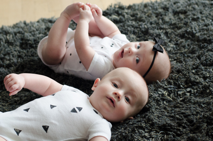 DIY Stamped Onesies - lemonthistle.com