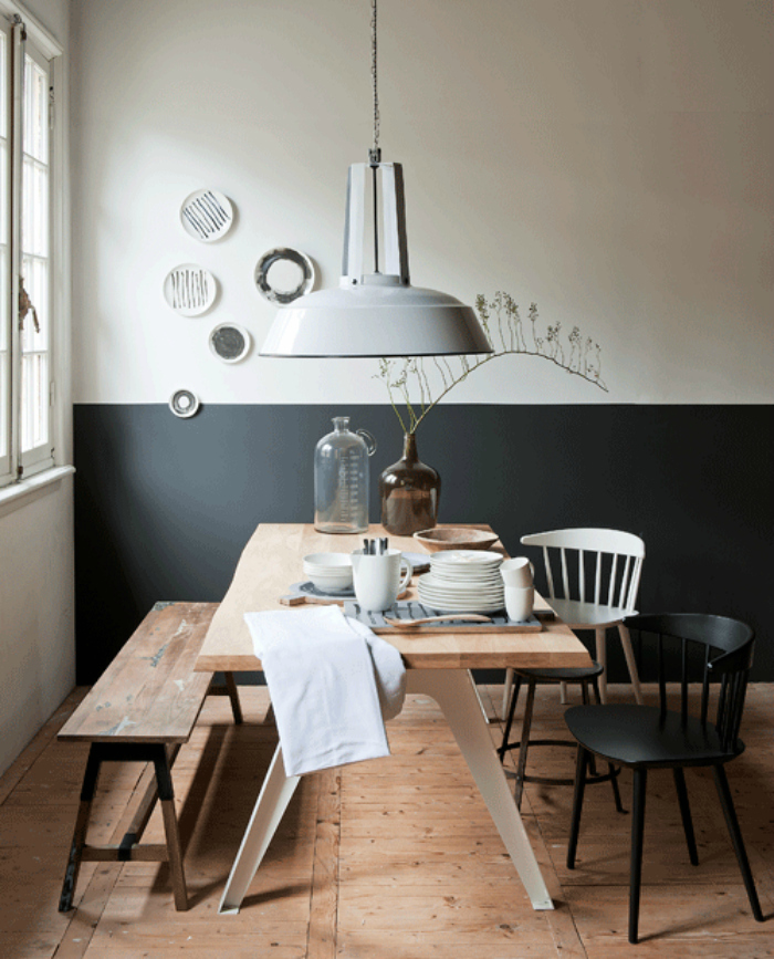 Two Toned Walls Inspiration - lemonthistle.com