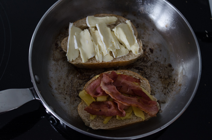 Apple Brie Bacon Grilled Cheese-lemonthistle.com