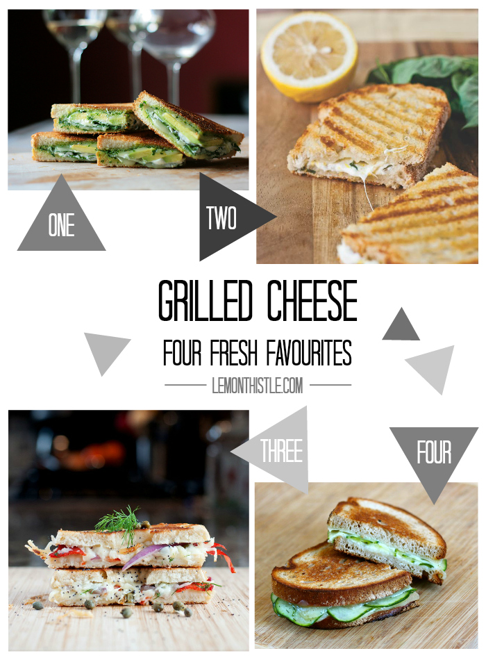 Four Fresh Grilled Cheese - lemonthistle.com