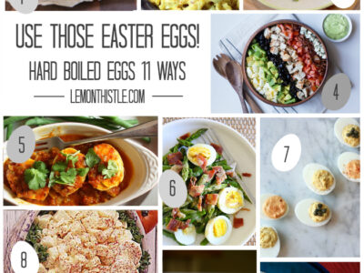11 Recipes to use Hard Boiled Eggs - lemonthistle.com