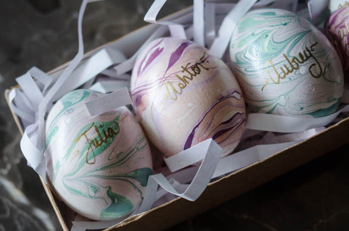 DIY Pastel Marbled Easter Eggs - lemonthistle.com