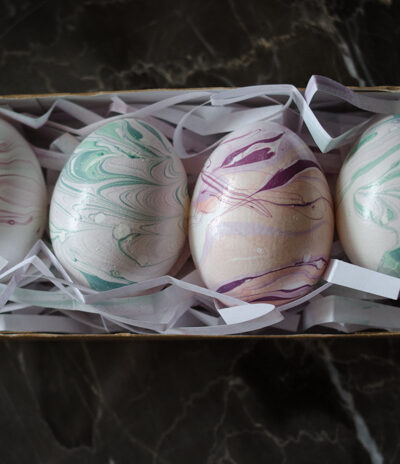 DIY Pastel Marbled Easter Eggs - lemonthistle.com