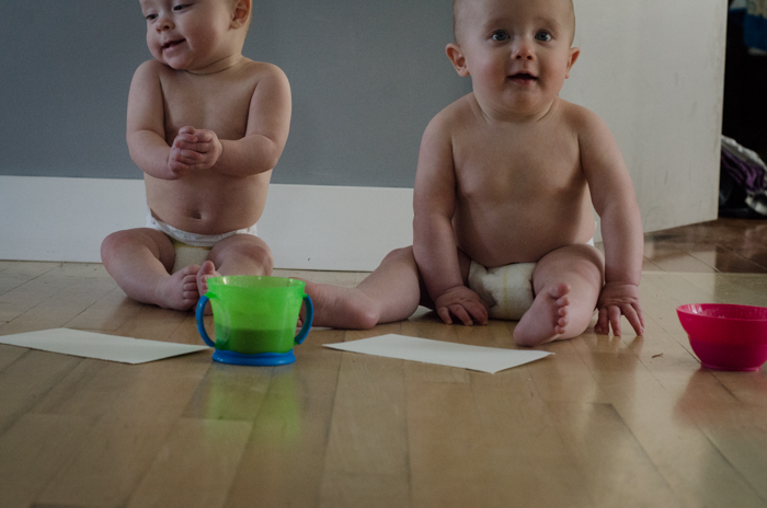 Finger Painting for Babies - lemonthistle.com