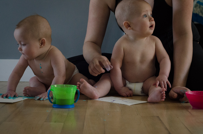Finger Painting for Babies - lemonthistle.com