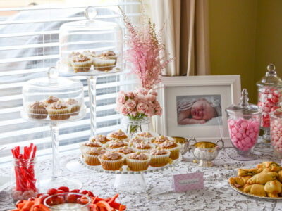 Pearls and Lace Baby Shower & How to Keep Parties Affordable! - lemonthistle.com