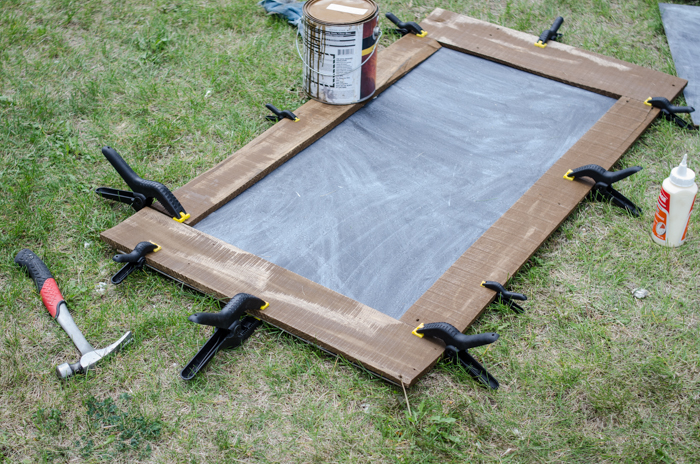 Giant DIY Chalkboard - lemonthistle.com