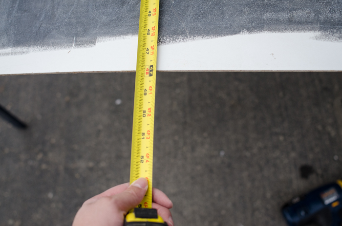 Giant DIY Chalkboard - lemonthistle.com