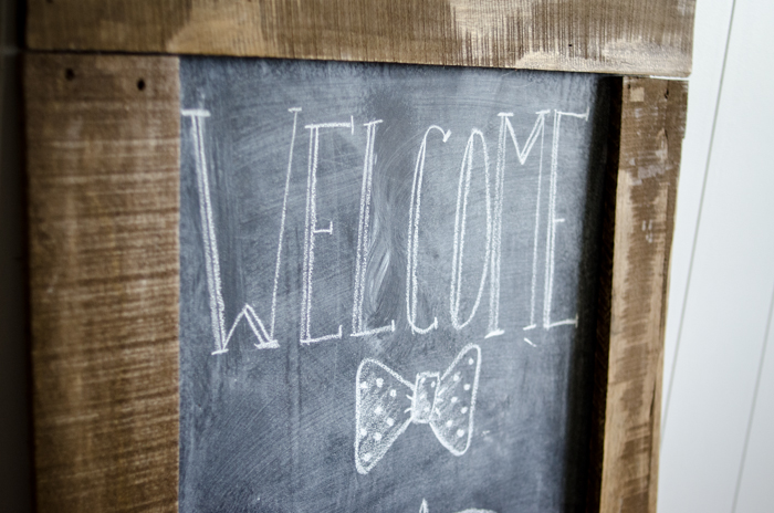 DIY Giant Chalkboard - lemonthistle.com