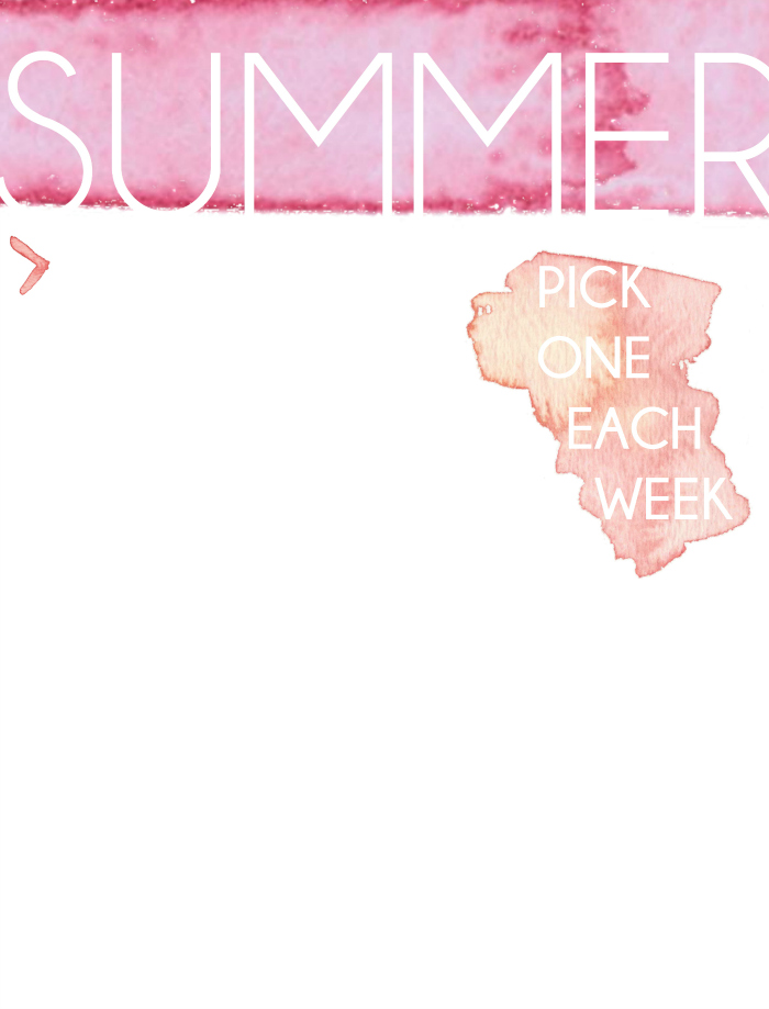 Summer To Do List Fill in your bucket list- lemonthistle.com