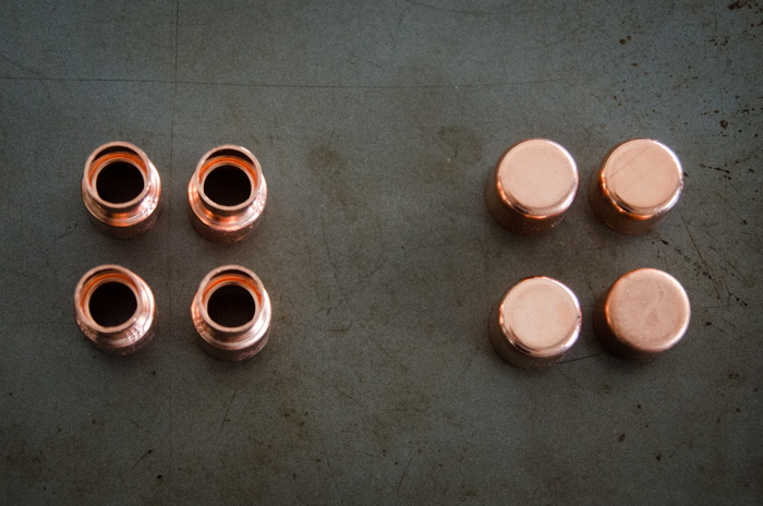 DIY Salvage copper curtain rods - lemonthistle.com