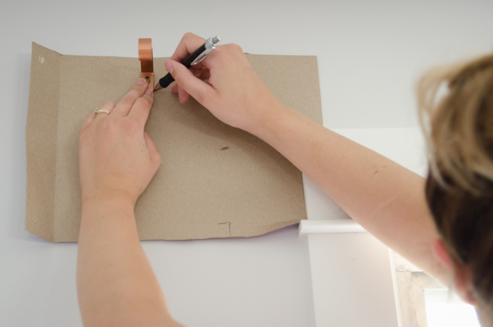 DIY Salvage copper curtain rods - lemonthistle.com