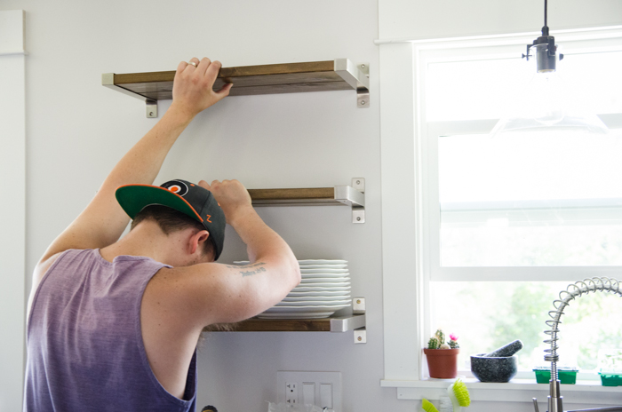 Ikea Hack! DIY Open Shelving - lemonthistle.com