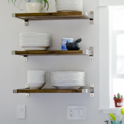 Ikea Hack! DIY Open Shelving - lemonthistle.com