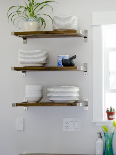 Ikea Hack! DIY Open Shelving - lemonthistle.com