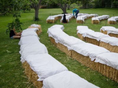 Hay Bail Seating - lemonthistle.com