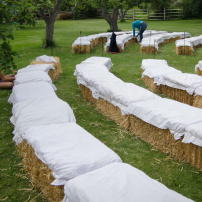 Hay Bail Seating - lemonthistle.com