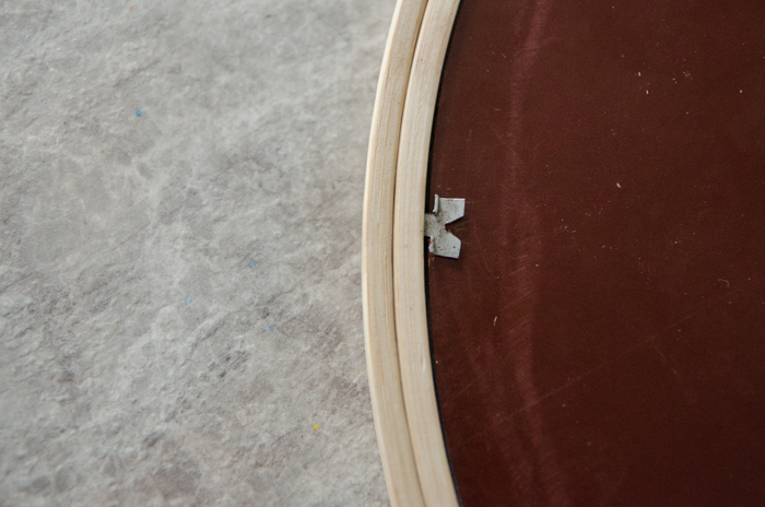 DIY Hoop Mirror: An Anthro Knockoff! -lemonthistle.com