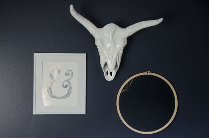 DIY Hoop Mirror: An Anthro Knockoff! -lemonthistle.com