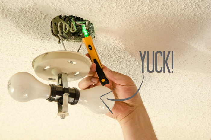How to Wire a Ceiling Light! - lemonthistle.com