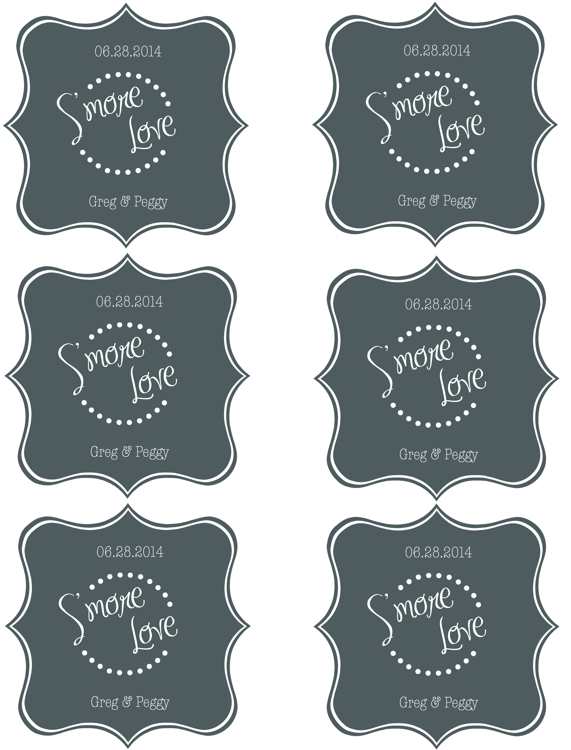 Design your own DIY favour tags- no pricy programs required! - lemonthistle.com