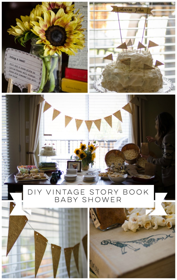Love this super cute baby shower idea! Everyone brings a book instead of a card- such a great way to build a baby library!