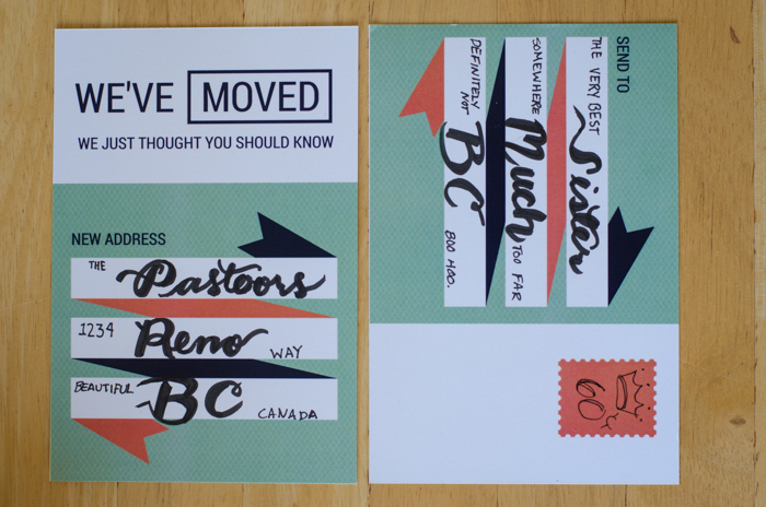 Moved? How about some free printable postcards to let everyone know! - Lemonthistle.com