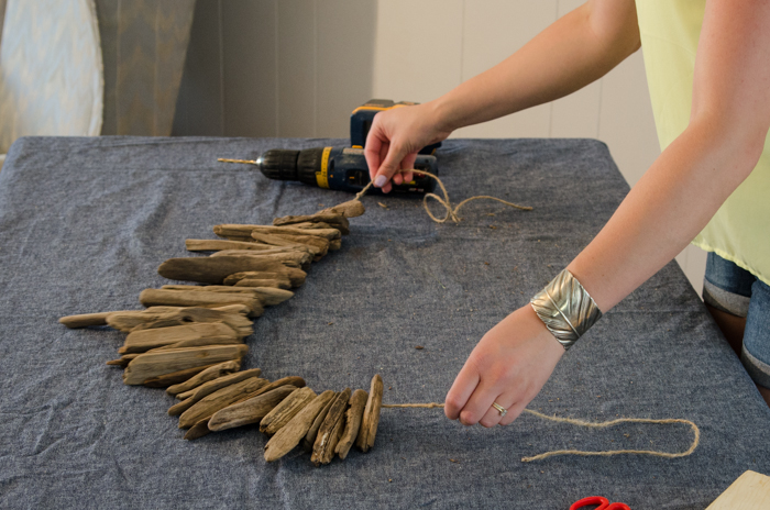 DIY Collected Driftwood Garland- Video Tutorial