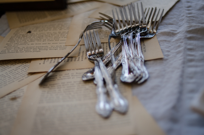 Love this super cute baby shower idea! I love the vintage book pages on the table