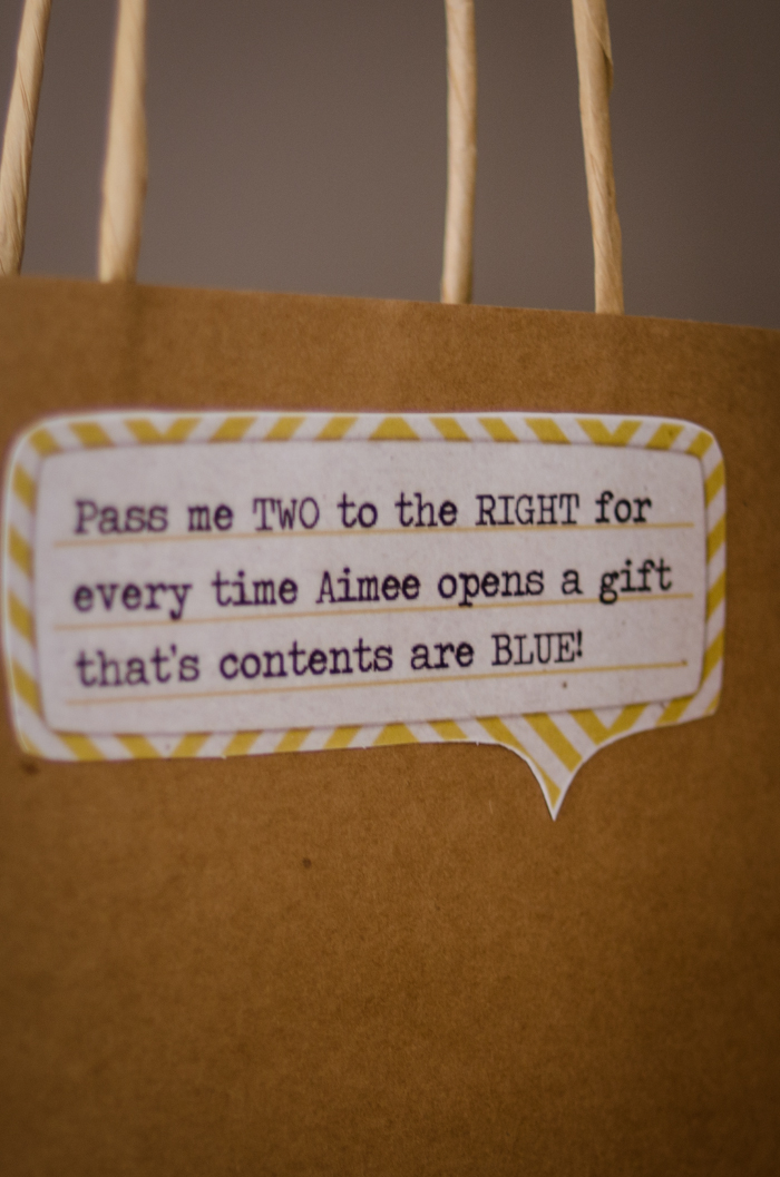 What a fun game to keep everyone involved in a gift opening!