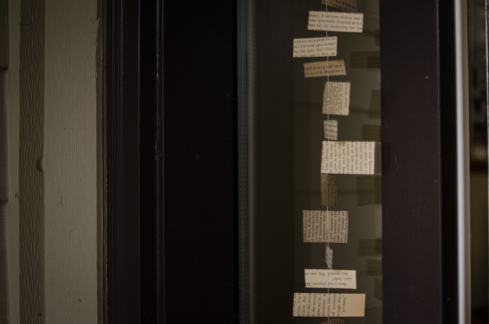 Love this super cute baby shower idea! I love the vintage books as a garland!