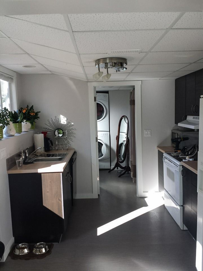 Junk Room to Basement Suite