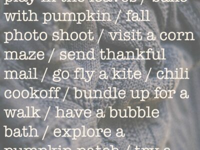 Love this list! Autumn To Do List - Lemonthistle.com