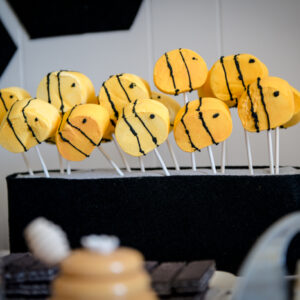 GIANT DIY Bumble Bee Marshmallow Pops
