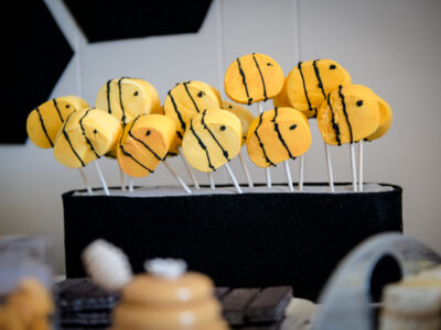 GIANT DIY Bumble Bee Marshmallow Pops