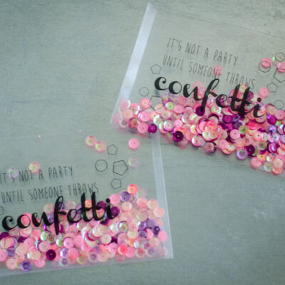 SO CUTE! DIY Translucent Confetti Packets - lemonthistle.com