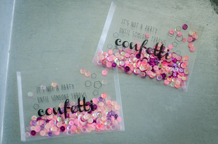 SO CUTE! DIY Translucent Confetti Packets - lemonthistle.com