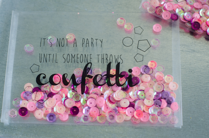 Such a fun printable!! DIY Translucent Confetti Packets