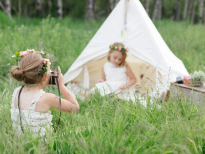 Sweet and Magical Little Girls Photo Shoot for a Birthday Present!