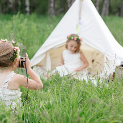 Sweet and Magical Little Girls Photo Shoot for a Birthday Present!