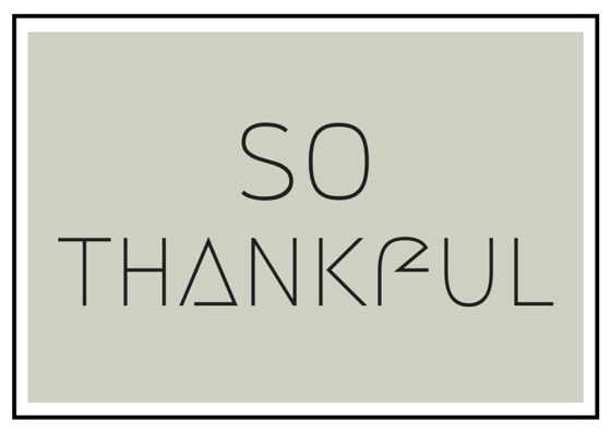 SO Thankful, Free Printable Card