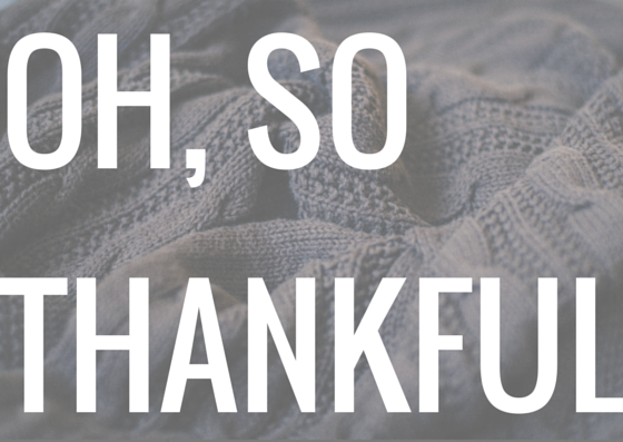 Oh So Thankful Free Printable